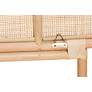 Thumbnail4 of Reegan Natural Brown Rattan Queen Size Standalone Headboard more views