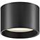 Reel 8" Wide Black LED Cylinder Ceiling Light