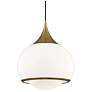 Reese 1 Light Large Pendant Aged Brass