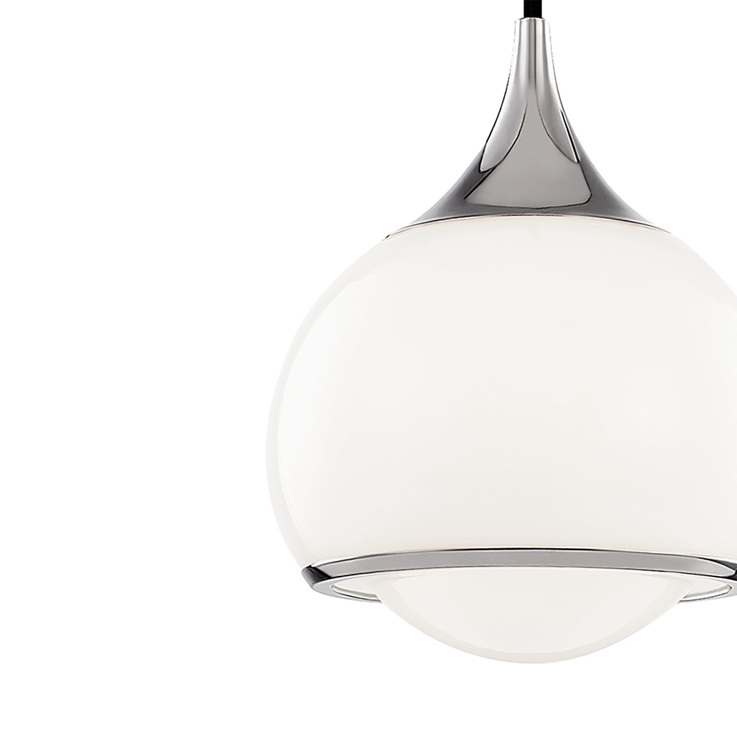 Thumbnail2 of Reese 1 Light Small Pendant Polished Nickel more views