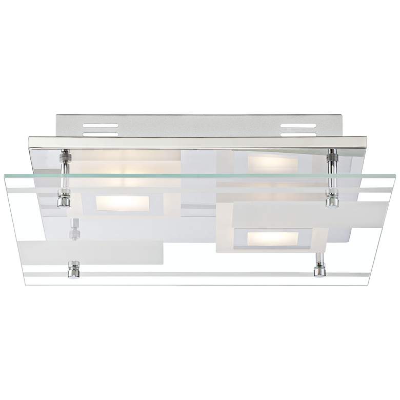 Reese 13 1/2&quot; Wide Glass LED Ceiling Light more views