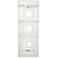 Reese 15 1/2" Wide 3-Light Glass LED Bath Light