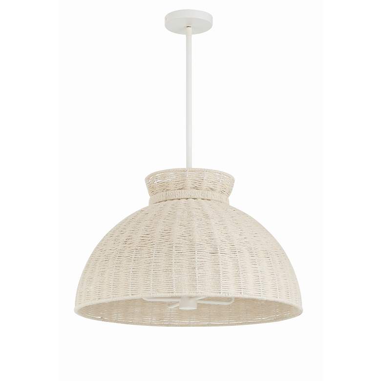 Image 3 Reese 4 Light Matte White Pendant more views