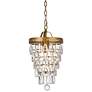 Thumbnail3 of Reese 9" Wide Brass Crystal Mini Pendant