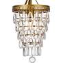 Thumbnail4 of Reese 9" Wide Brass Crystal Mini Pendant more views