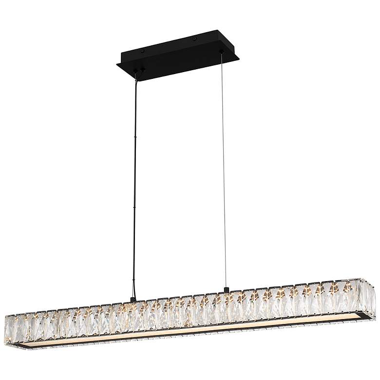 Image 1 Reese Integrated LED Matte Black Island Light