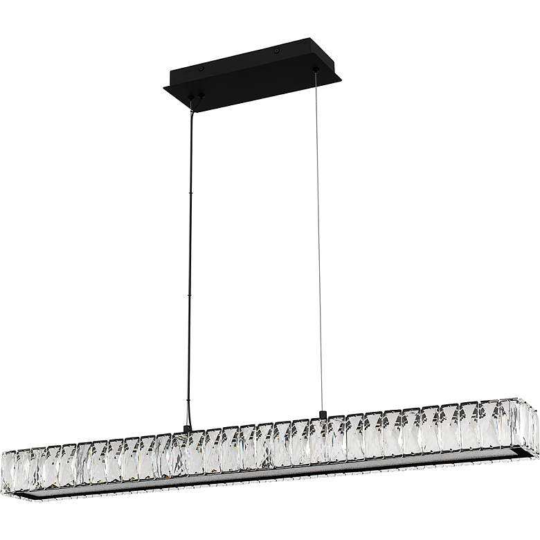 Image 2 Reese Integrated LED Matte Black Island Light more views