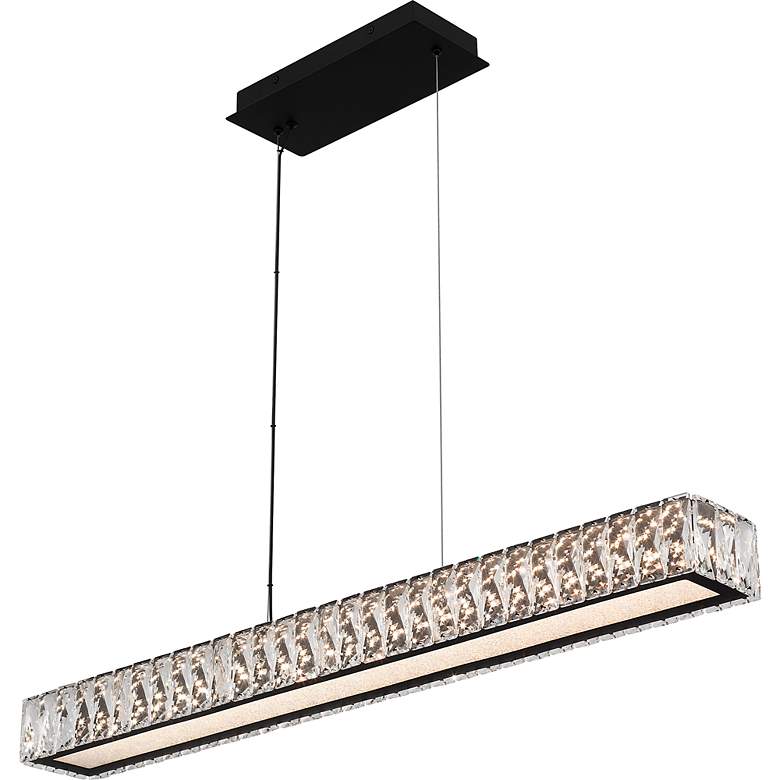 Image 4 Reese Integrated LED Matte Black Island Light more views