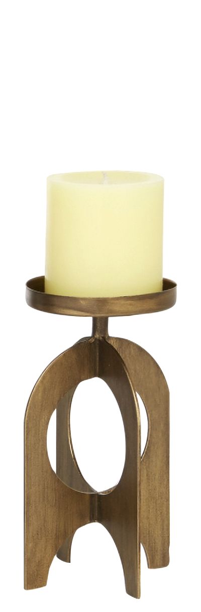 Image 4 Reese Metal Pillar Candle Holders Set of 3 more views