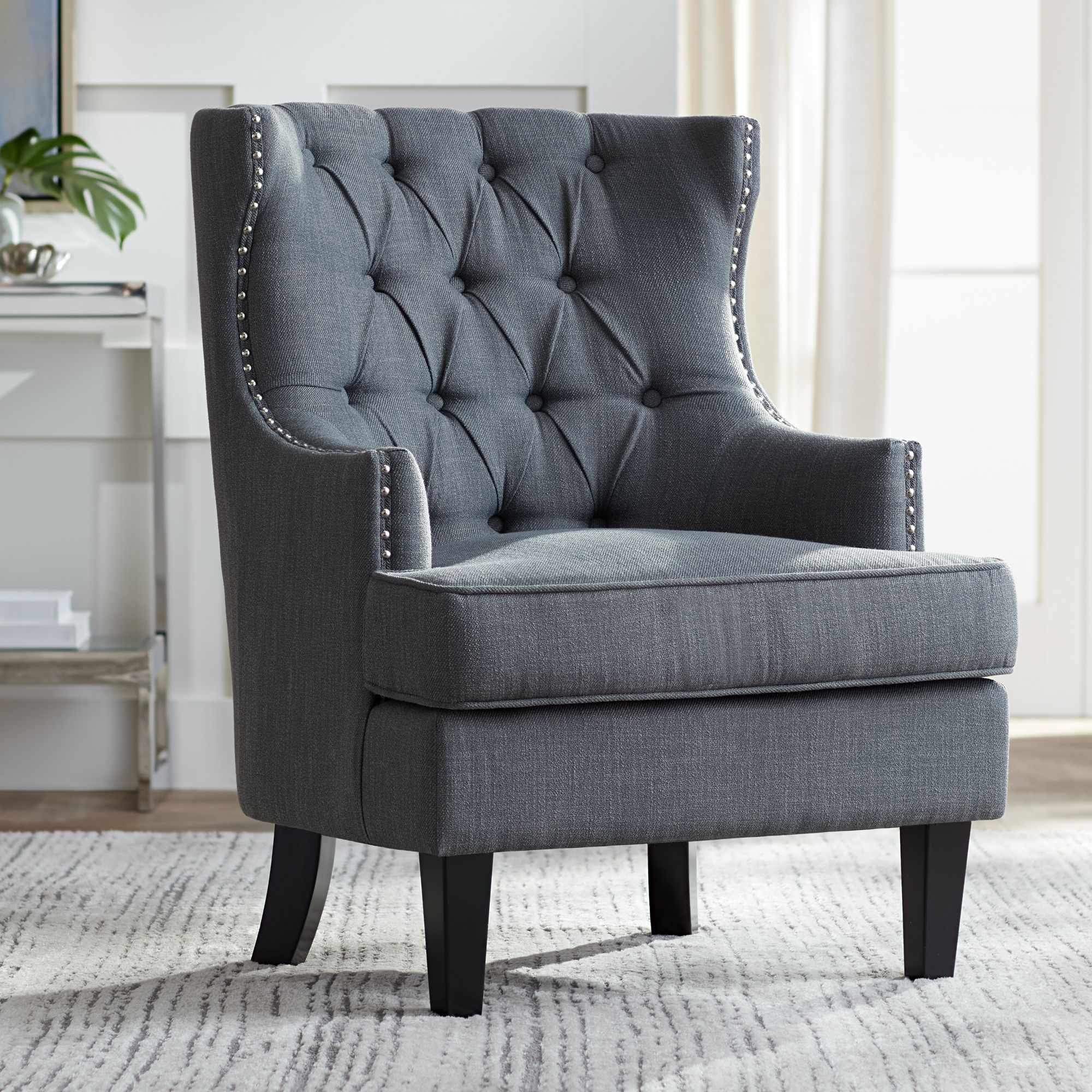 high back accent chairs for living room