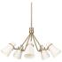 Reeva 27 1/2" Wide Modern Brass 5-Light Chandelier