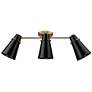 3_Reeva 29 1/4" Wide Modern Brass 3-Light Ceiling Light