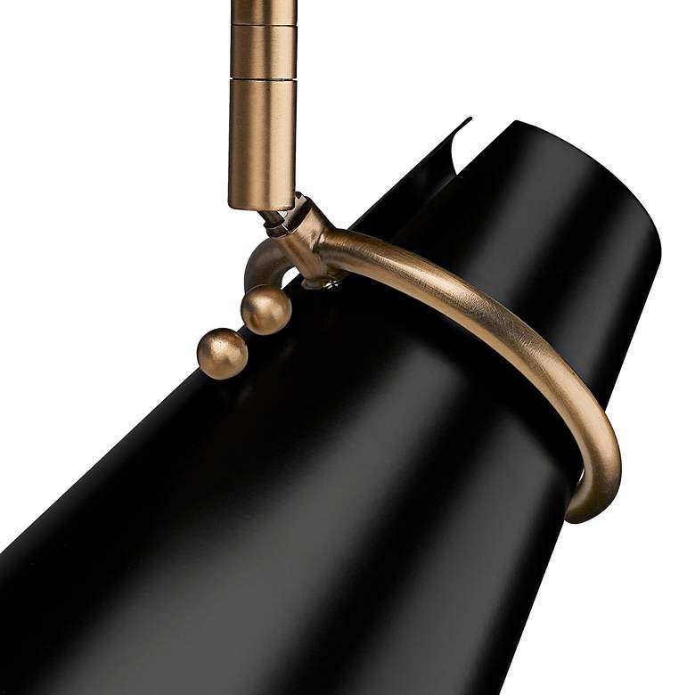 Image 5 Reeva 29 1/4" Wide Modern Brass 3-Light Ceiling Light more views