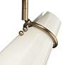 Reeva 29 1/4" Wide Modern Brass Glossy 3-Light Ceiling Light in scene