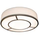 Reeves 16&quot; Wide Satin Nickel LED Ceiling Light