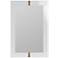Reeves Glossy White 24" x 36" Rectangular Wall Mirror