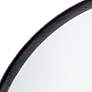 2_Refined Black Metal 36" Round Wall Mirror more views