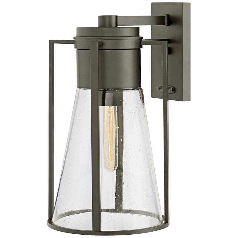Image 1 Refinery 16 3/4" High Oil-Rubbed Bronze Outdoor Wall Light