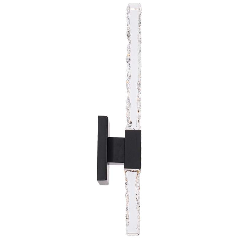 Image 5 Reflect 18 inchH x 5 inchW 2-Light Outdoor Wall Light in Black more views
