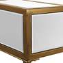 6_Reflect 62"W Brushed Aged Gold and Mirrored Console Table more views