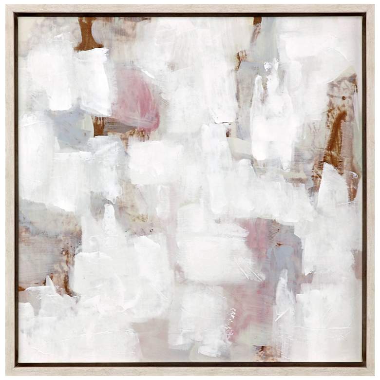 Image 1 Reflected Lights II 26" Square Giclee Framed Canvas Wall Art
