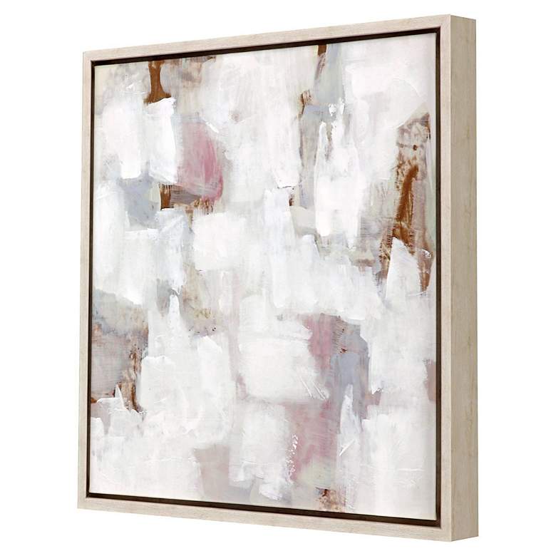 Image 3 Reflected Lights II 26" Square Giclee Framed Canvas Wall Art more views
