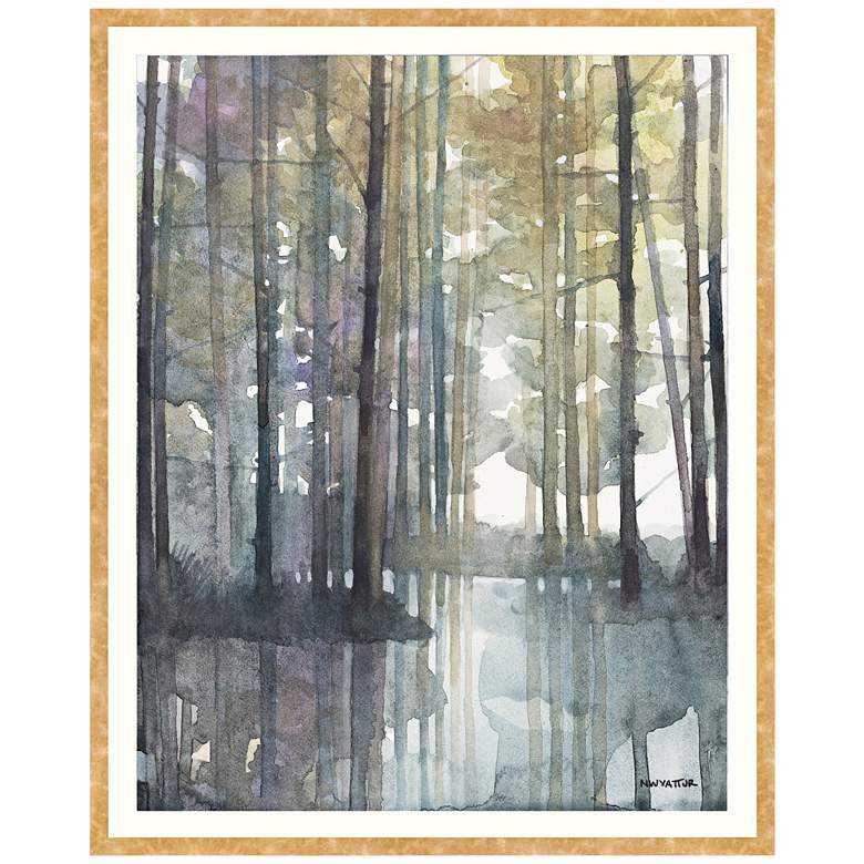 Image 1 Reflecting Creek 42" High Framed Wall Art