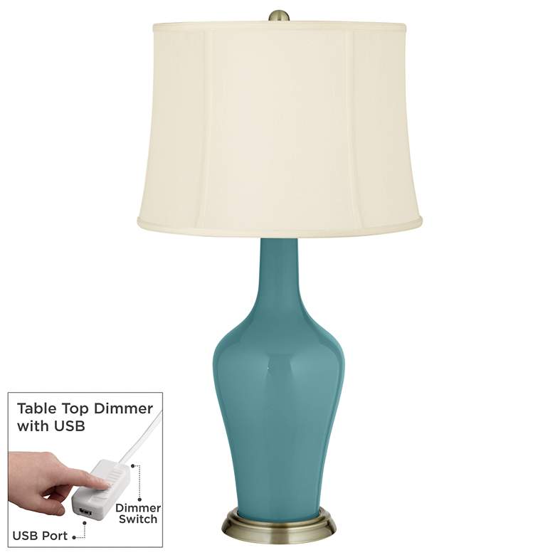 Image 1 Reflecting Pool Anya Table Lamp with Dimmer