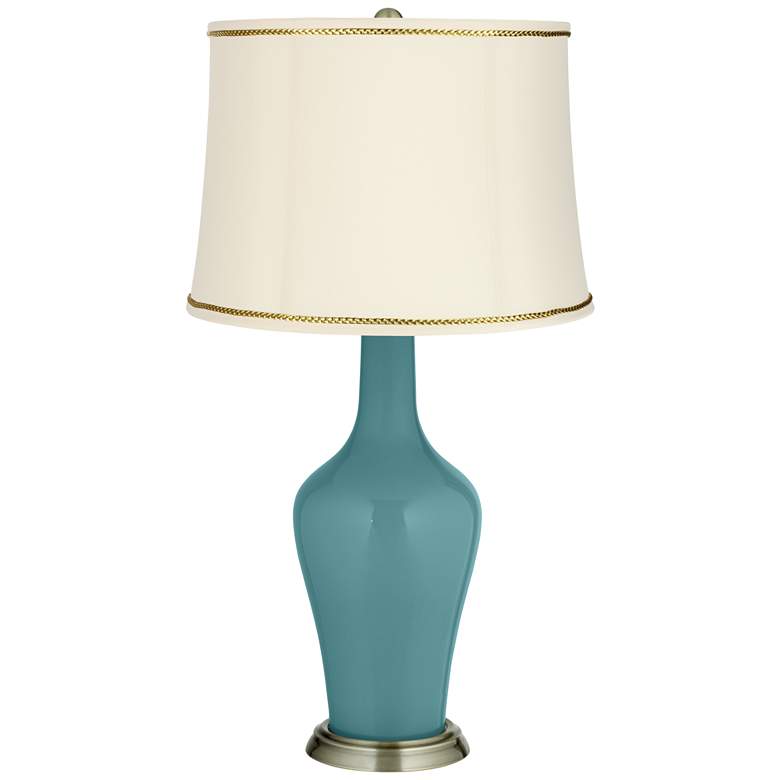 Image 1 Reflecting Pool Anya Table Lamp with President&#39;s Braid Trim