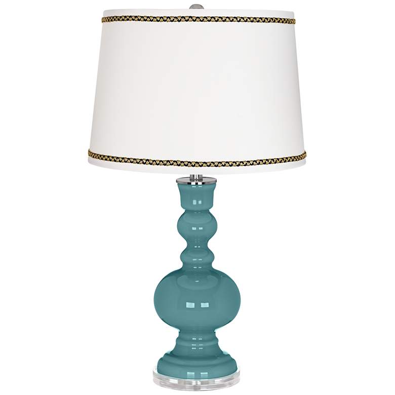 Image 1 Reflecting Pool Apothecary Table Lamp with Ric-Rac Trim
