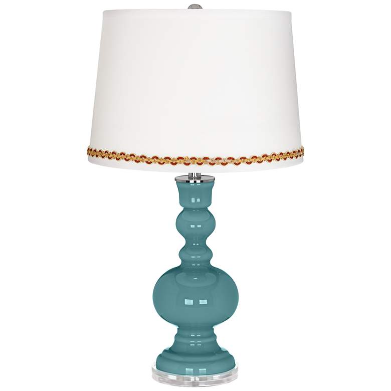 Image 1 Reflecting Pool Apothecary Table Lamp with Serpentine Trim