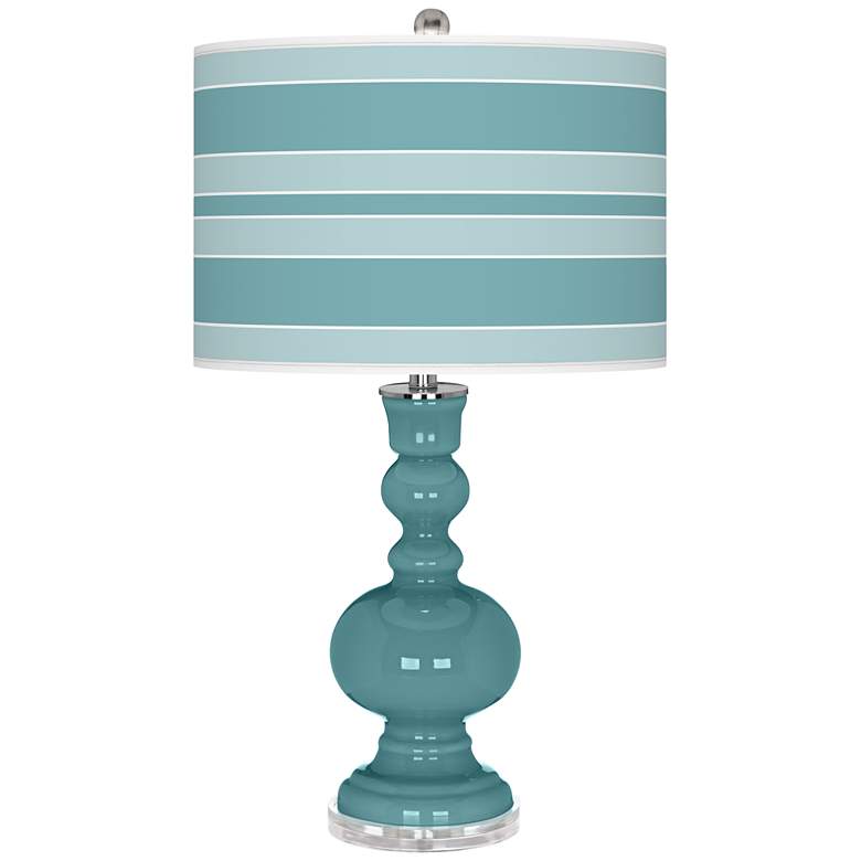 Image 1 Reflecting Pool Bold Stripe Apothecary Table Lamp