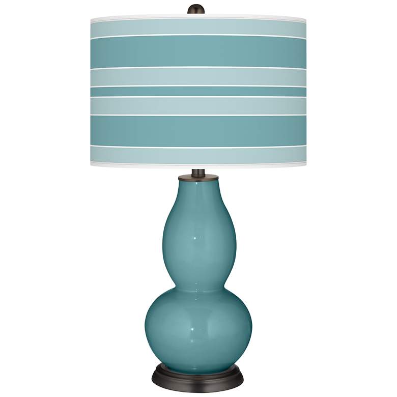 Image 1 Reflecting Pool Bold Stripe Double Gourd Table Lamp