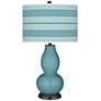 Reflecting Pool Bold Stripe Double Gourd Table Lamp