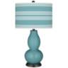 Reflecting Pool Bold Stripe Double Gourd Table Lamp