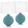 Reflecting Pool Carrie Table Lamp Set of 2 with Dimmers