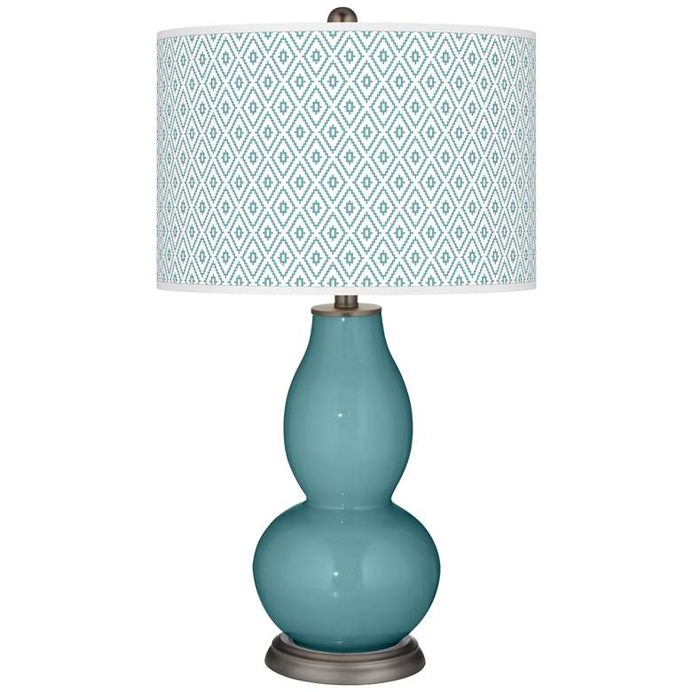 Image 1 Reflecting Pool Diamonds Double Gourd Table Lamp