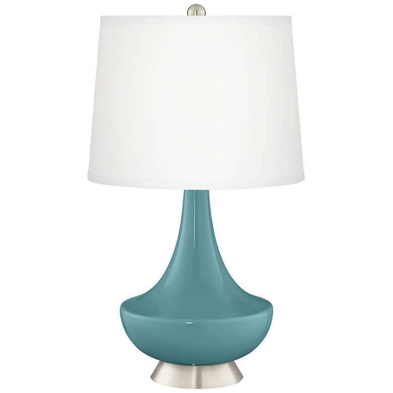 Image 2 Reflecting Pool Gillan Glass Table Lamp with Dimmer
