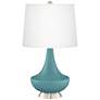 Reflecting Pool Gillan Glass Table Lamp with Dimmer
