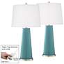 Reflecting Pool Leo Table Lamp Set of 2 with Dimmers