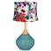 Reflecting Pool Multi-Color Flowers Wexler Table Lamp