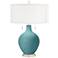 Reflecting Pool Toby Table Lamp with Dimmer