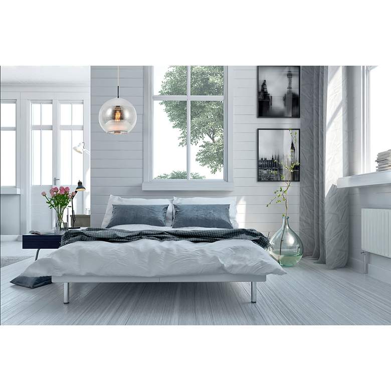 Image 2 Reflection Collection Pendant D9.5In H9.5In Lt:1 Chrome Finish more views
