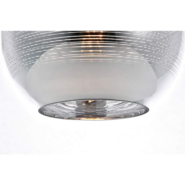 Image 5 Reflection Collection Pendant D9.5In H9.5In Lt:1 Chrome Finish more views