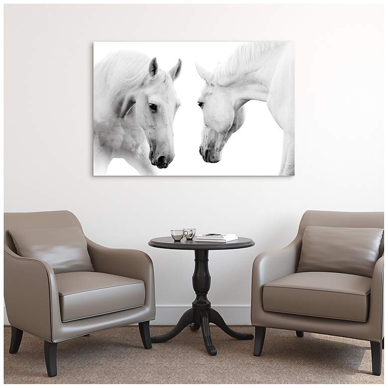 Image 4 Reflection" Frameless Free Floating Tempered Glass Wall Art more views