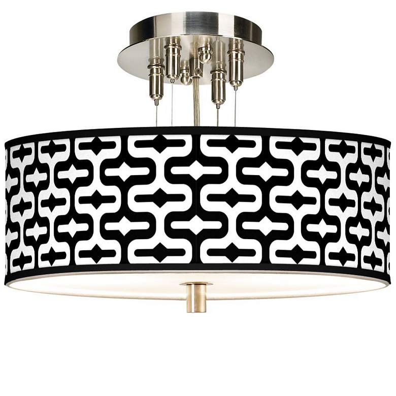 Image 1 Reflection Giclee 14" Wide Ceiling Light
