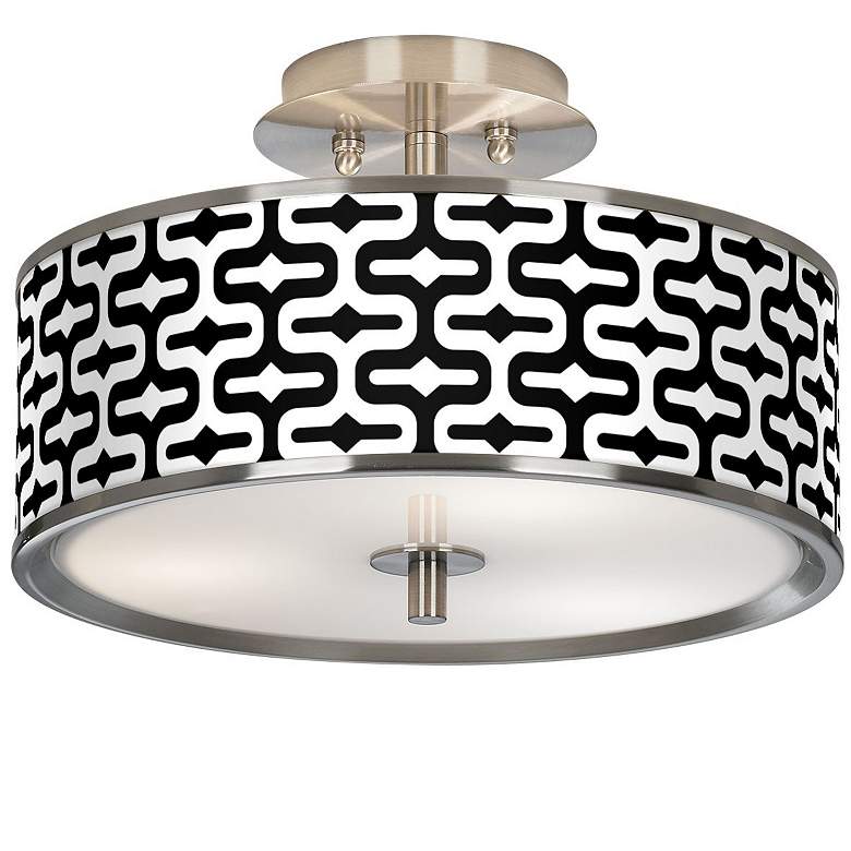 Image 1 Reflection Giclee Glow 14" Wide Ceiling Light