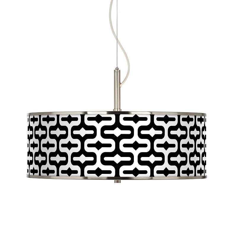Image 1 Reflection Giclee Glow 20" Wide Pendant Light