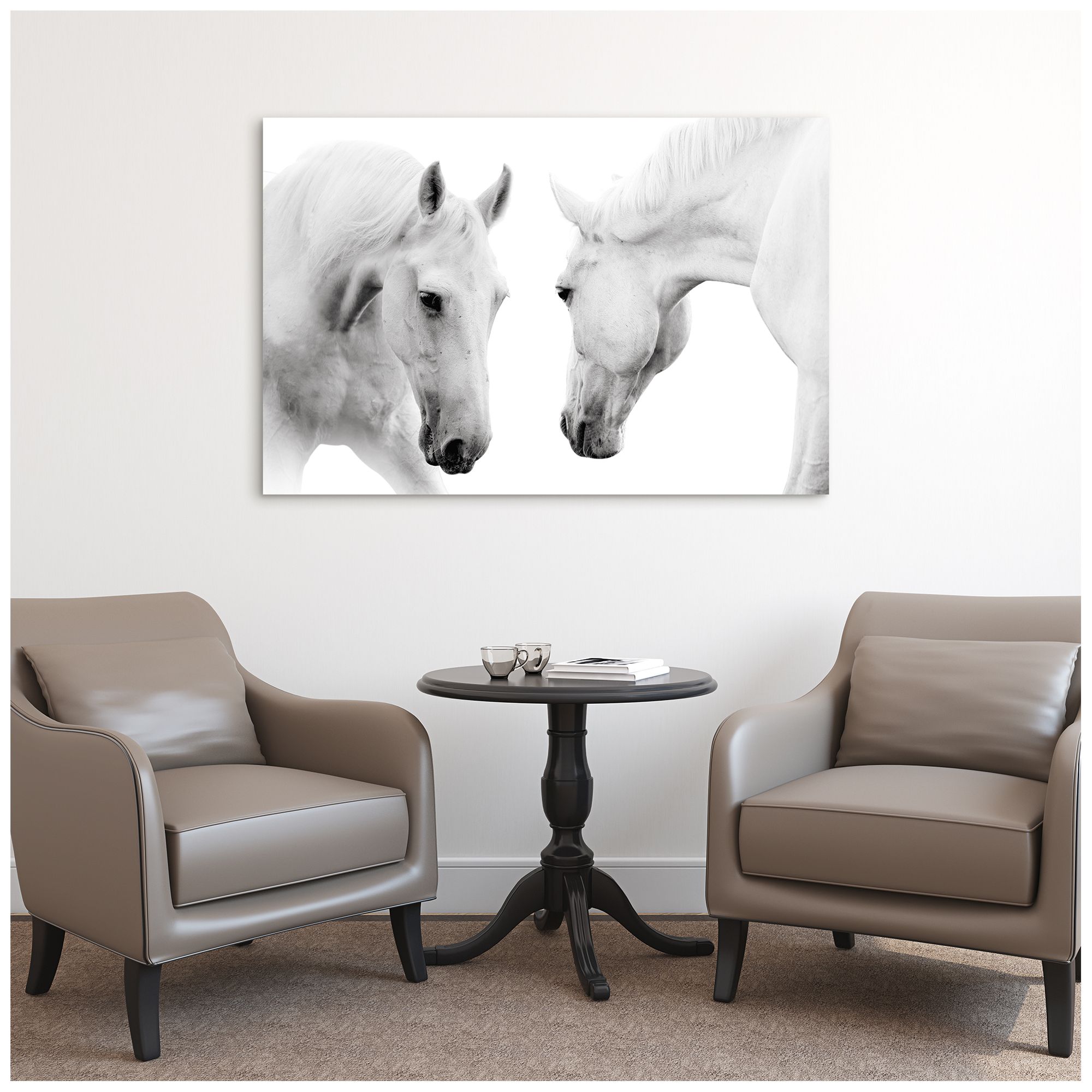 Image 4 Reflection" Frameless Free Floating Tempered Glass Wall Art more views