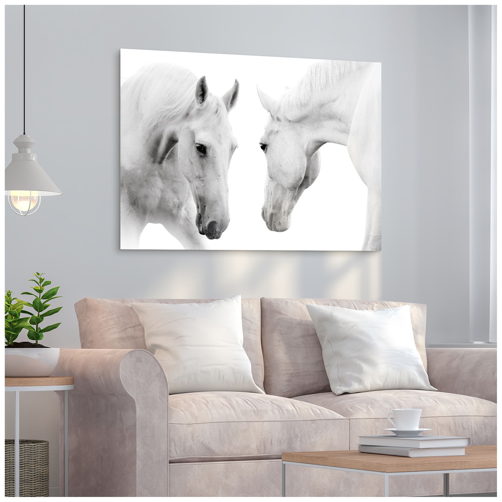 Image 6 Reflection" Frameless Free Floating Tempered Glass Wall Art more views